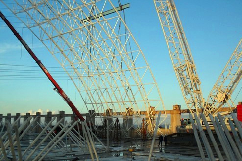 五指山网架一角