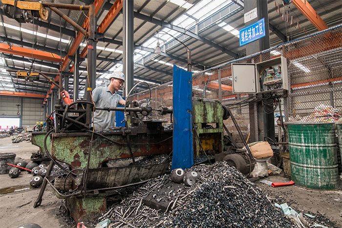 五指山网架配件车间